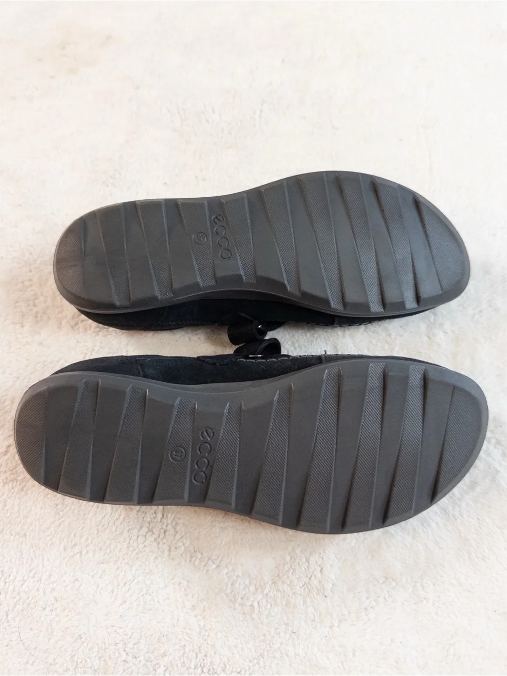 ECCO Black Mary Jane Leather Shoes Women’s Size 37 US 6.5/7 Comfort Flats